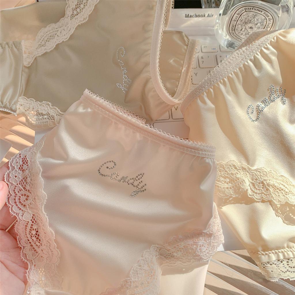 Girl Summer New Style Pure Desire Sexy Lace Triangle Briefs
