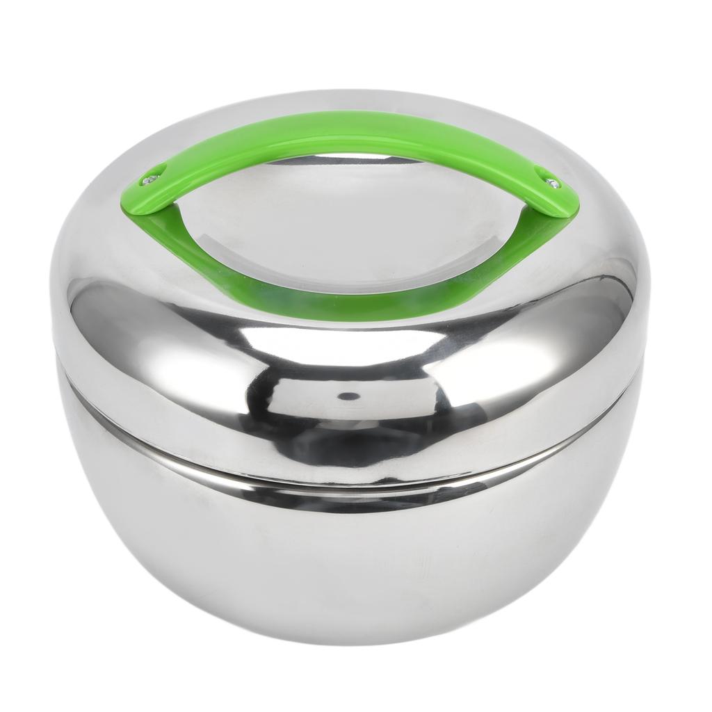 Isolierte Edelstahl-Lunchbox Doppelwandiger Thermobehälter für Lebensmittel mit Fach und Deckel 1,3 l 44 oz