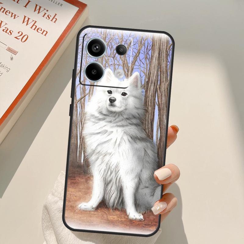 Japanese Spitz Dog Funda For Xiaomi Redmi Note 13 14 9 10 12 11 15 Pro Plus Case For Redmi 15 C 12C 13C 14C 10C