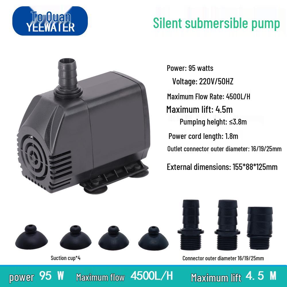 Leise Tauchwasserpumpe für Aquarium & Umbau ländliche Toilette