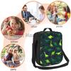 Isolierte Cartoon-Dinosaurier-Lunchtasche für Kinder, Jungen, Mädchen, tragbare thermische Bento-Lebensmitteltasche, Oxford-Kühltasche für Schule, Arbeit