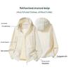 Hot Sale Ice Silk Ultra-Thin Couple's Summer Jacket: Lightweight, Trendy Hong Kong Style for Men's Outdoor Fishing.