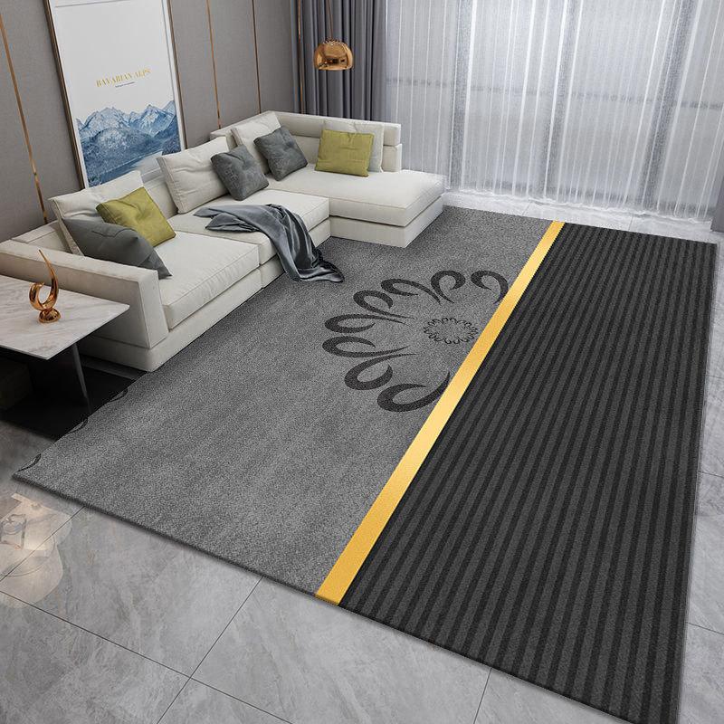 Light Luxury Printed Carpet for Home Living Room Coffee Table Bay Window Bedroom Japanese Style Carpet