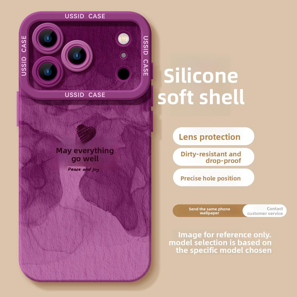 New Year iPhone 17 Pro Max Everything Goes Well 16 Silicone 15 Soft 14 Simple 13 Festive Phone Case with Lanyard