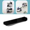 1 Pair Space Saving Shoe Display Stand Wall Mount Rack for Sneakers and High Heels Acrylic Shelf with Adjustable Height