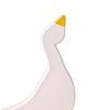 3Pcs Goose Wood Table Sign, Nordic Style Minimalist Solid Wood Decorative Ducks Set, Tabletop Centerpieces for Home Office Kids Room Shelf Decor