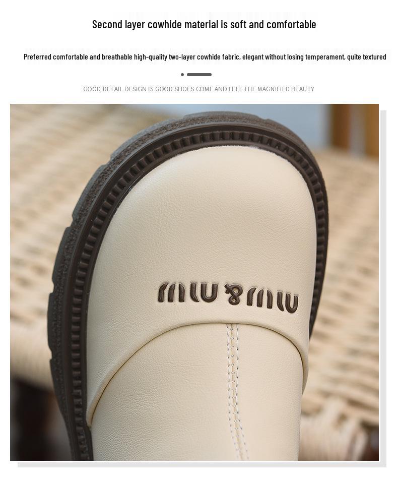 Vattentäta Läder Bomullsstövlar för Flickor - Höst/Vinter 2025 Martin-stil