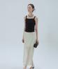 Kwinseulaebis Sheer Glossy Mid-Length Skirt
