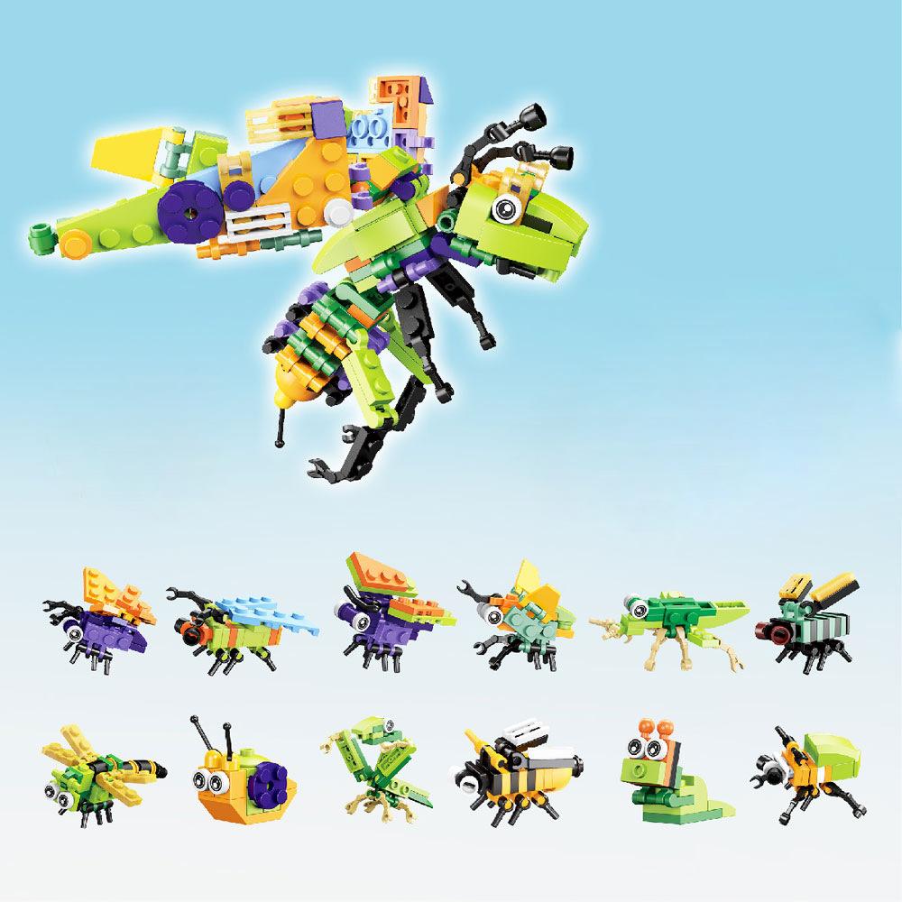 Malé dílky Domácí stavebnice Průhledná hračka mořský život Kompatibilní Lego Puzzle Sestavení Dětský dárek