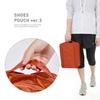 1/5pc Portable Foldable Shoe Storage Bag - Durable Fabric Travel Organizer with Multiple Compartments, Lightweight