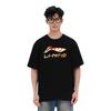 Li-Ning Loose Comfortable Casual Round Neck Short Sleeve T-Shirt Unisex Tops Black AHSVA73-1