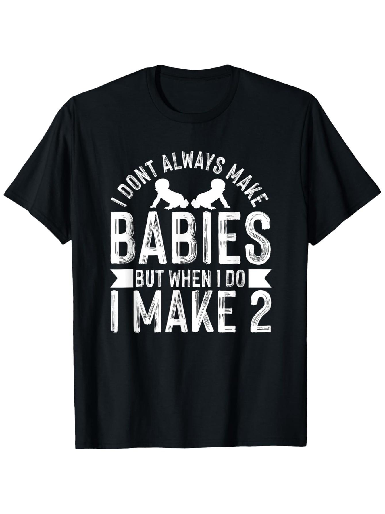 

Funny Twin Dads T-Shirt for Father s Day - Matching Outfits Gift for Twins XXXXL