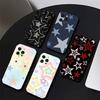 Star Cartoon Phone Case For IPhone 17 Air 16 15 14 13 Pro Max 11 12 Black Silicone Cover