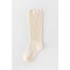 Autumn and Winter Hollowed-out Fishing Net Slimming and Long Calf Women's Socks, Half-leg Mid-calf Socks, Lantern Wide-body Pile Long Socks