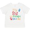 Inktastic My Gigi And Grandpa Love Me Baby T-Shirt From Childs Clothes Clothing