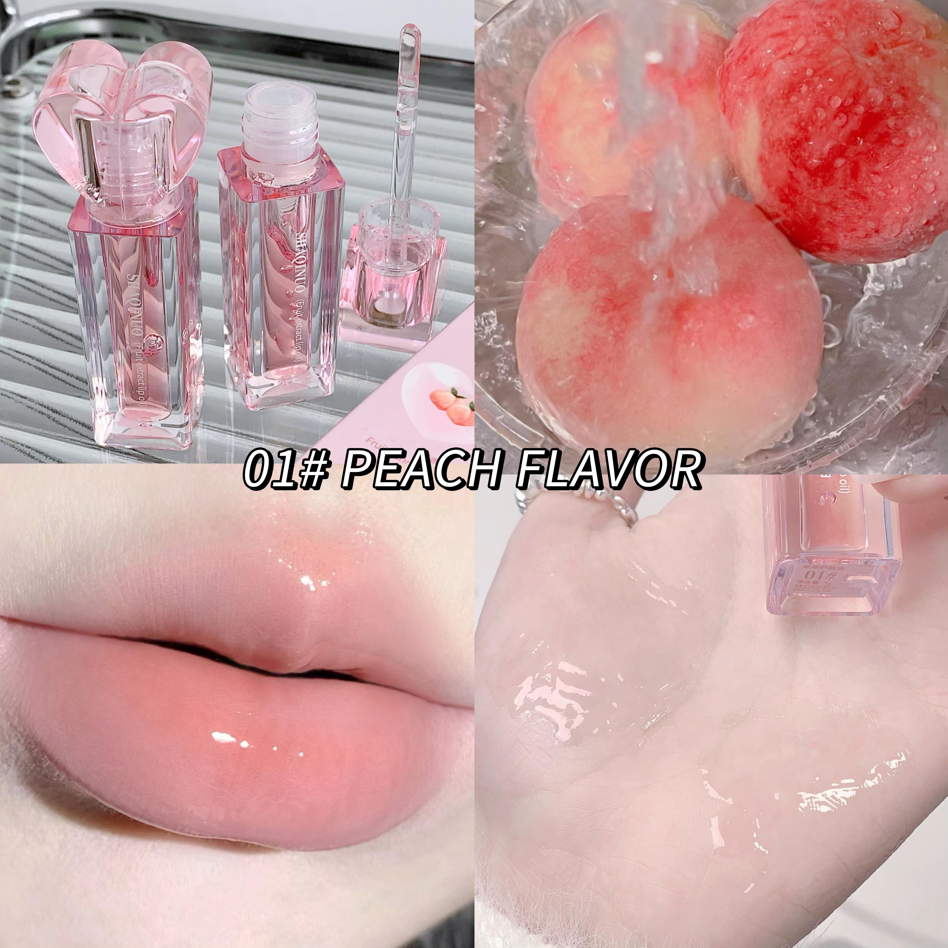 

SHAQINUO Маска для губ, Масло для губ с экстрактом фруктов, Увлажняющий бальзам для губ, Осветляет морщины на губах, Увлажняет