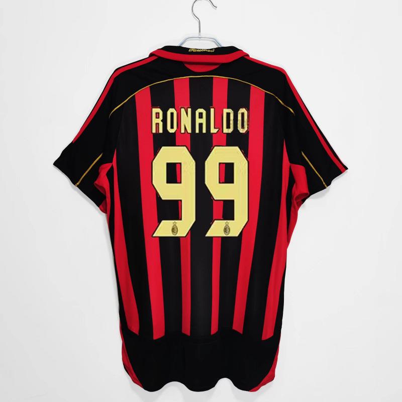 AC Milan Kaka Paris football jersey Spain France Brazil World Cup retro jersey Retro jerse