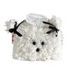 Plush Puppy Tissue Storage Box Holder Lovely Home Accessory for Living Room Office Supplies and Car Decoration