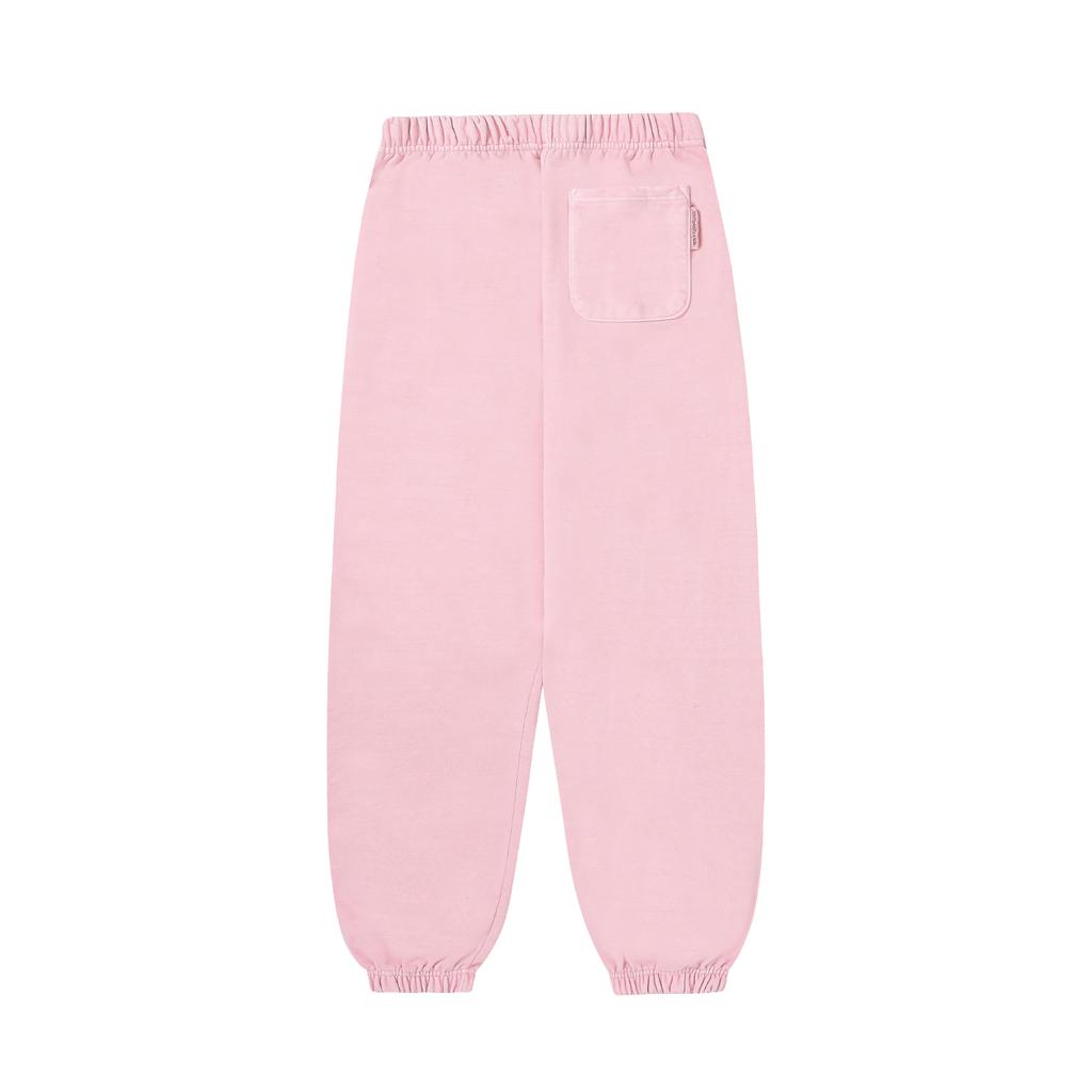 Ipiti Embroidered Pigment Sweat Pant (Peach)