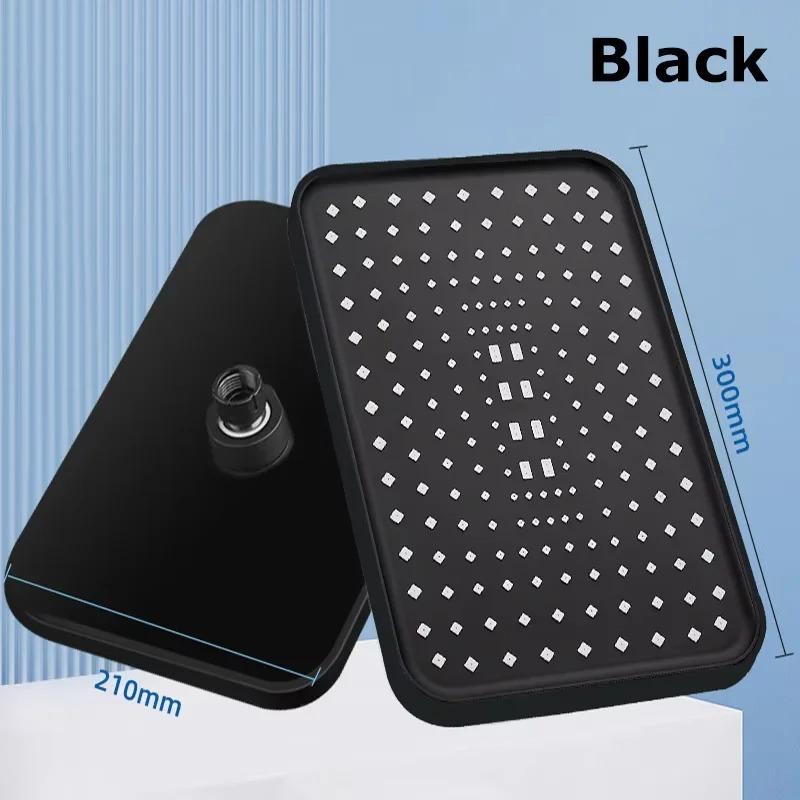 360 ° rotating water-saving shower head top spray pressurized shower head new 14 inch high-pressure shower head high flow