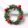 6pcs Napkin Holder Handmade Red Berry Napkins Rings Table Decoration for Wedding Christmas Thanksgiving  Banquet Birthday Party