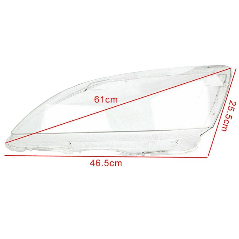 Left Car Headlight Lens Cover Head Light Lamp Lampshade Front Light Shell For Honda Accord 2003-2007 Replacement Accessories