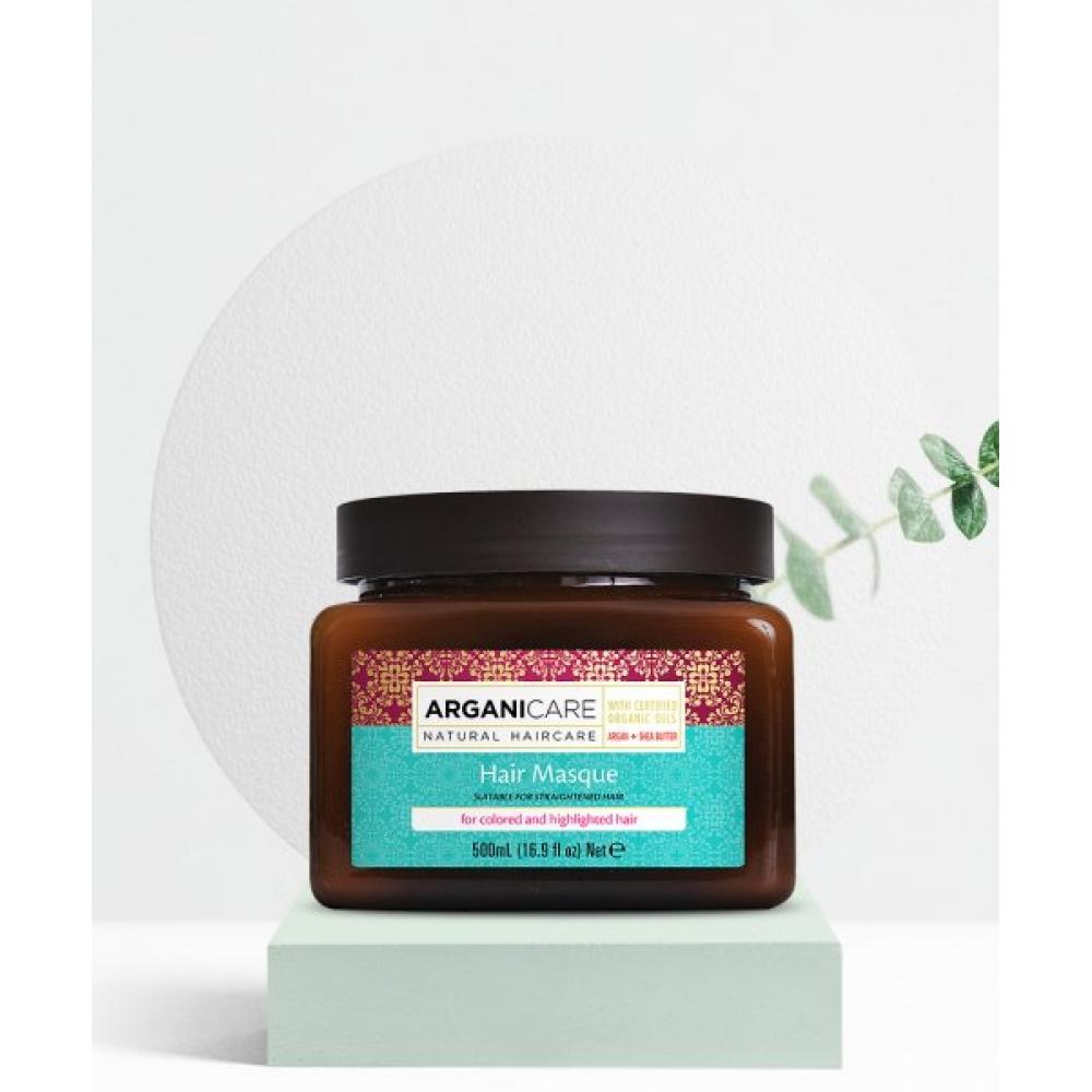 Arganicare Argan Oil   Shea Butter Hair Mask Pack Treatment For Colored Hair 500ml NONE