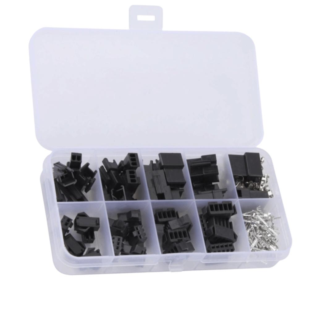 200PCS 2.54mm JST2.54mm 2/3/4/5PIN Wire Pin Header Male & Female Terminal  Factory Areas