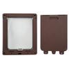 Plastic Pet Door Auto Close Lock Waterproof Interior Exterior Cat Door for Indoor Outdoor Wood