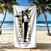 Michael Jackson Style Beach Towel High Absorbency & Quick-Dry Comfortable Lightweight Perfect for Traveling Yoga Camping and Swimming