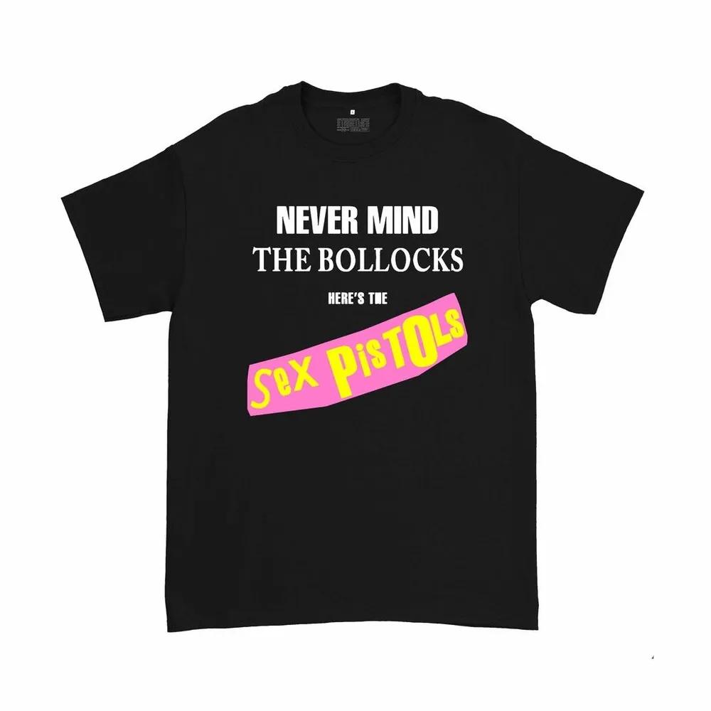 Unisex Short Sleeve Crew Neck Cotton T Shirt Sex Pistols L