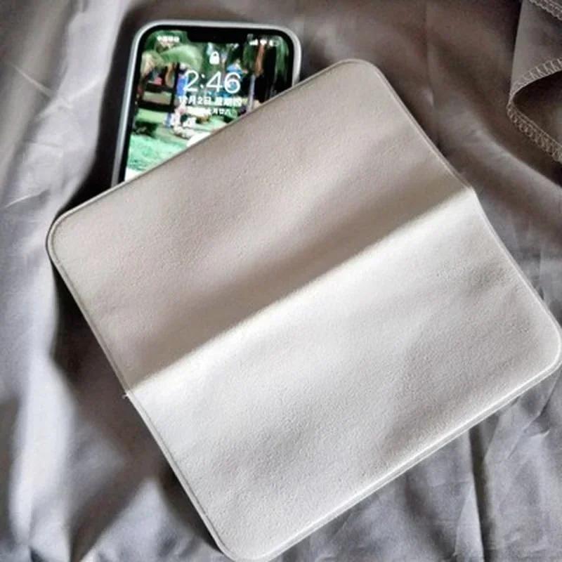

2025 Polishing Cloth For Apple iPhone 16 15 iPad Air Macbook Air Screen Display Camera Polishing Cleaning Wipe Cloth For Xiaomi