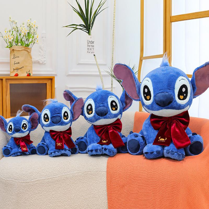 Suede With Cute Bow Tie Cartoon Plush Doll Pillow For Gift And Decor