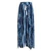 Women's Printed Casual Lace,up Wide,Leg Straight,Leg Slit Trousers