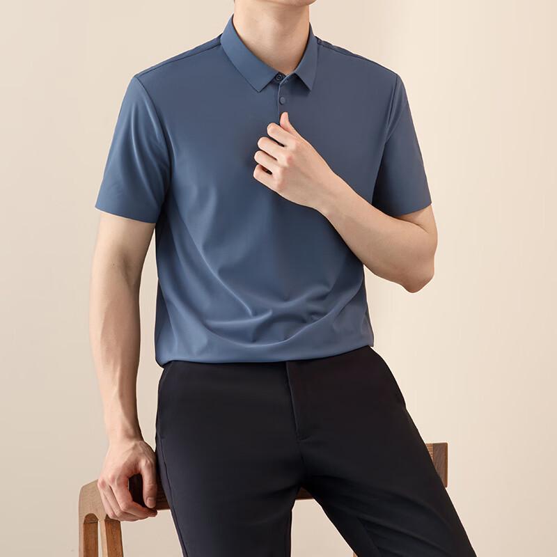 Men's Ice Silk Short Sleeve Polo Shirt