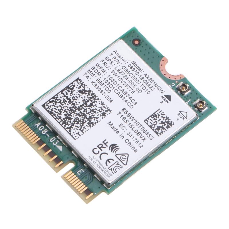 Sada WiFi Desktop Kit AX201NGW pands WiFi 2,4 GHz/5 GHz 5,0 pásmo Obsahuje RF kabel Antény a držáky s vysokým ziskem