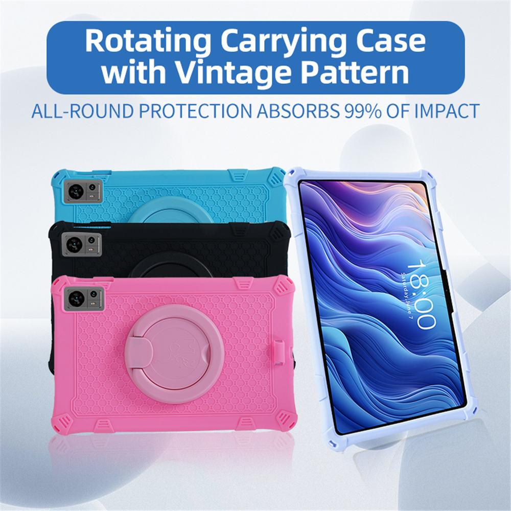 360 Grad Drehbar Weiche Silikonhülle Für Teclast T60 12 Zoll 2025 Vollkörperschutz Stoßfest Ständer Tablet-Hülle