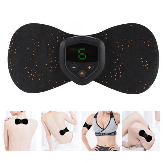 Mini Portable Electric Pulse Shoulder Neck Massager Pads Relaxation Machine