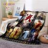 Kind Jesus and Blessed Virgin Mary Soft Christian God Flannel Art Faith Bed Comfortable Home Hiking Four Seasons Warm Blanket