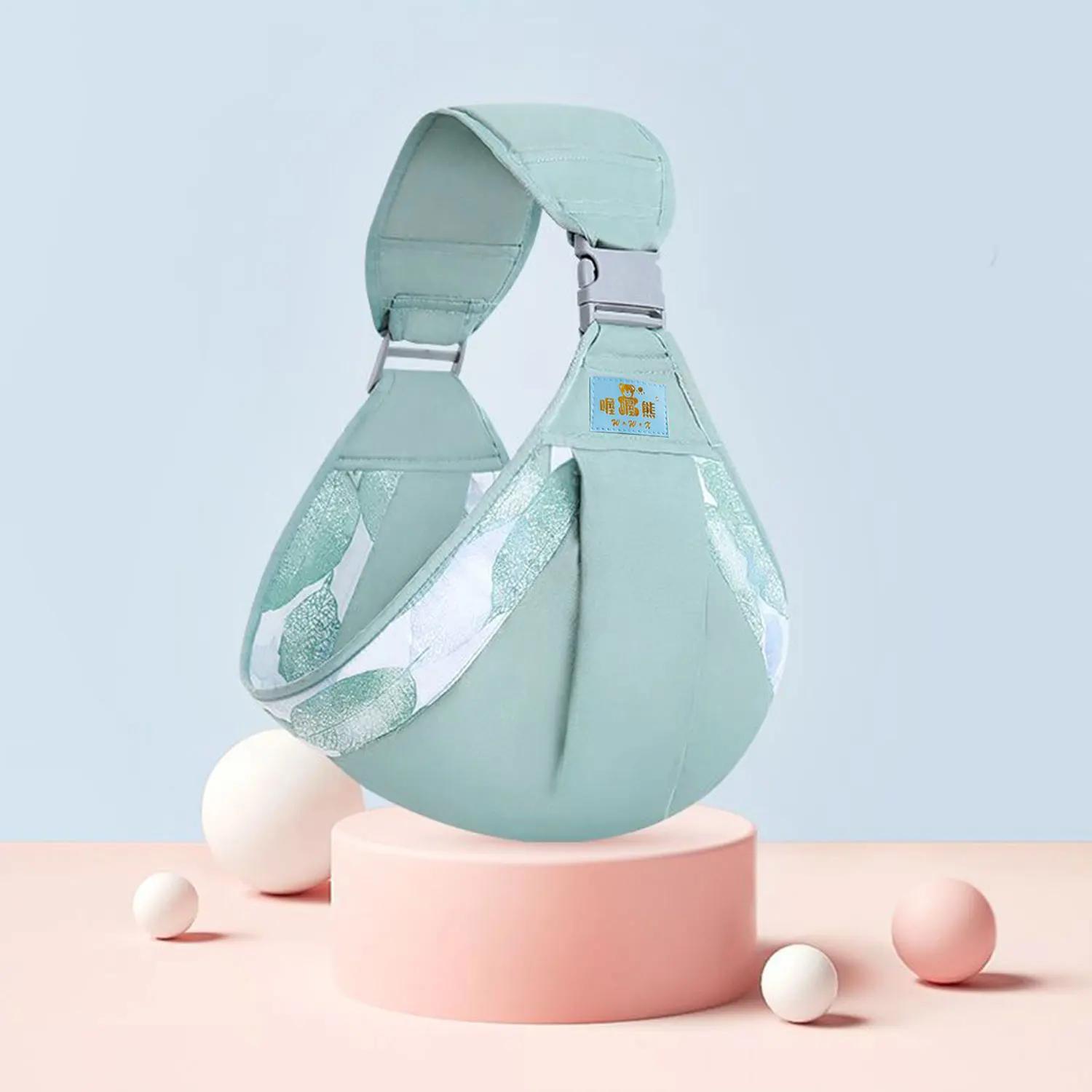 

Детская переноска для улицы Ношение ребенка Поясной стул Многофункциональный Освободите руки Дышащий зелёный