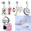 Copper Thermometer Pendant Kart Charms Wedding Ring Box Beads Cz Pave Clip Fit Original Bracelet Necklace Jewelry