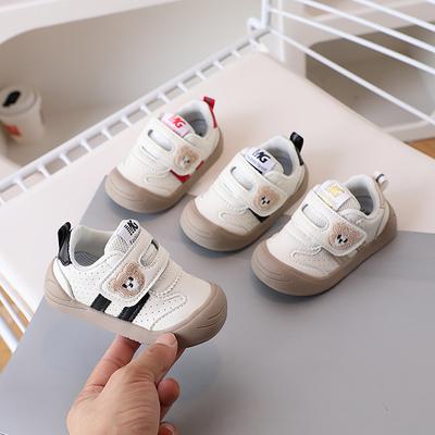 Fashion Toddler Shoes For Baby PU Leather Infant Girl's Sneakers Soft-soled Ergonomics Newborn Boy's Sport Shoes First Step