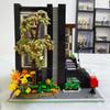 Creative Expert Street View Model Building Blocks Haeunjae Korea Modern Villa DIY Toy for Kid Festival Gift MOC-107015