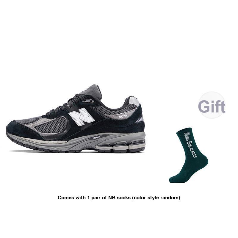 New New Balance 2002R Black Dark Grey White M2002RR1
