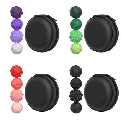 Silicone Magnetic Decompression Ball Children's Magnetic Sensory Ball 4 Pack Magnetic Educational Toys