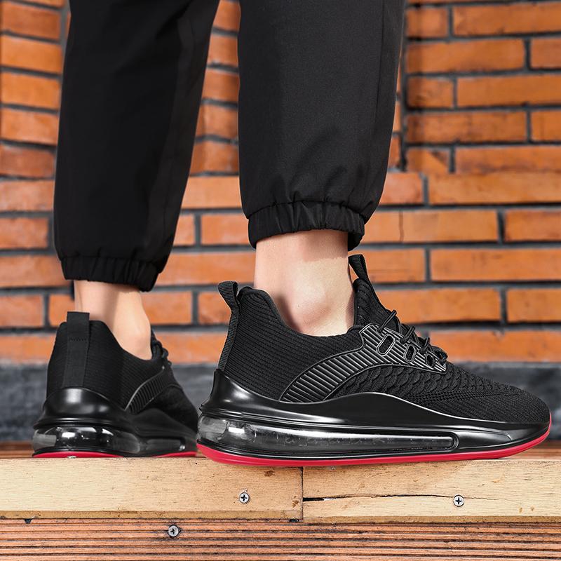 Fashion New Spring and Autumn Soft soled Running Men's Mesh Breathable Casual Sports Shoes Men's Coconut Trendy Shoes Men's Shoes