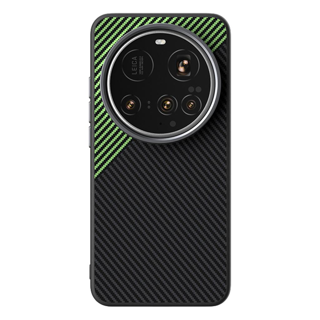 ABEEL For Xiaomi 15 Ultra Magnetic Case Carbon Fiber Texture TPU PC PU Phone Back Cover