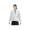 Sportswear Tech Pack Half Zip Stand Collar Mesh Semi Transparent Woven Loose Jacket Women Jacket Limestone CZ9788-019