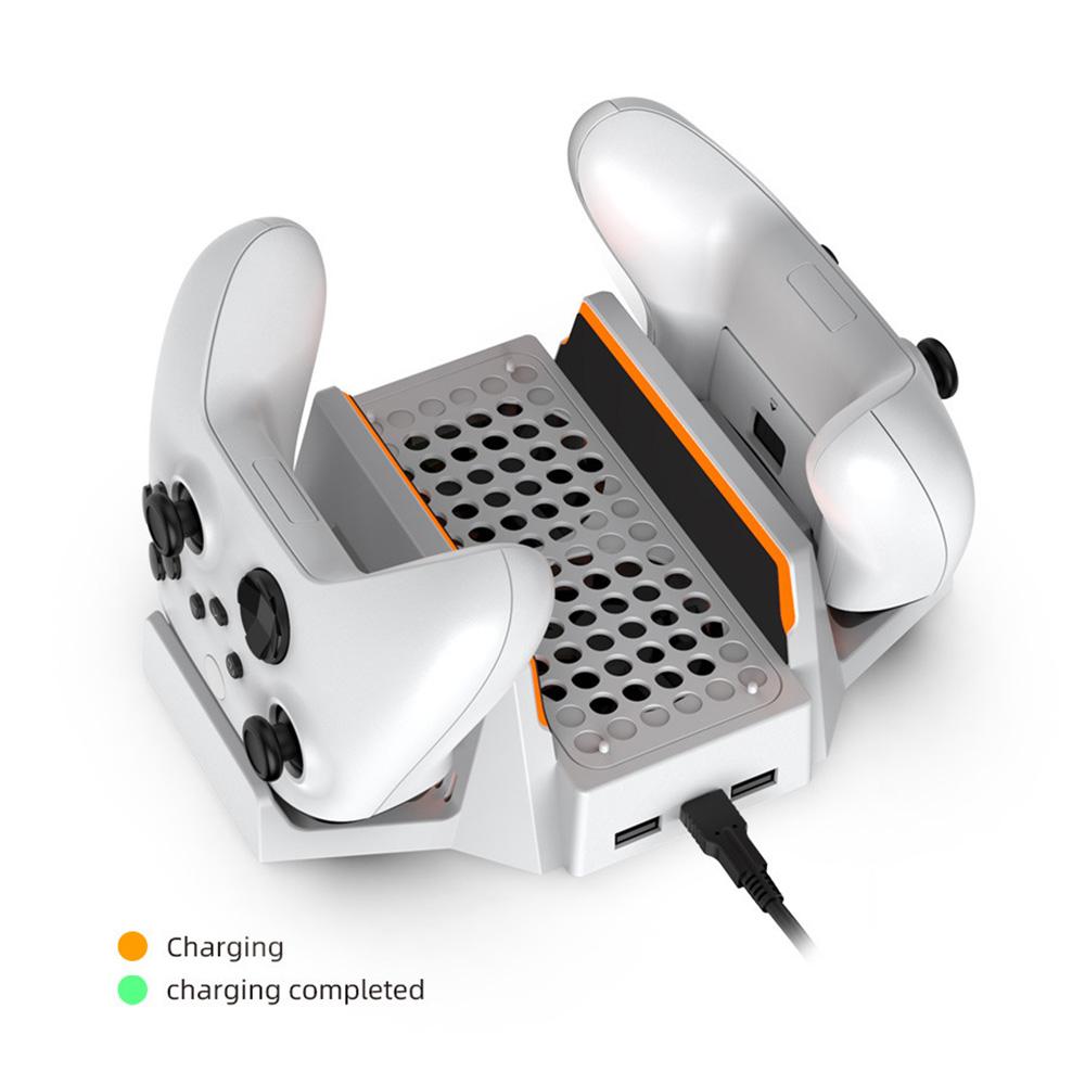 DOBE TYX-0663 For Xbox Series S/X Vertical Cooling Charging Stand Dual Controller Holder Base