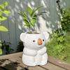 Koala Flower Pot Creative Cute Cartoon Animal Succulent Plant Pottery Flower Utensils Balcony Bonsai Desktop Decoration
